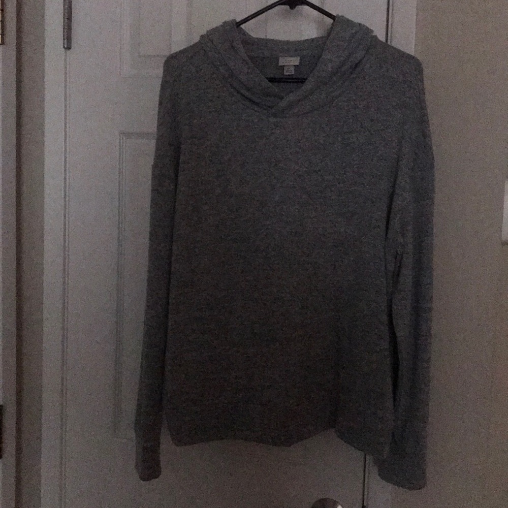 Womens, Heathered grey hoodie